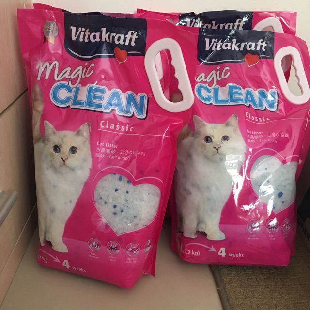 magic clean cat litter