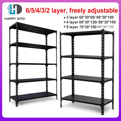 Free Shipping 3 Tiers 4 Tiers Cold-rolled Steel Tiers Shelving Units Adjustable Heavy Duty Garage Storage Shelf