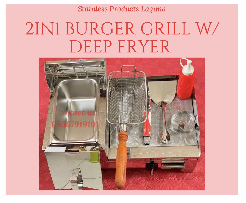 Burger Griller/Griddle with Deep Fryer Lazada PH
