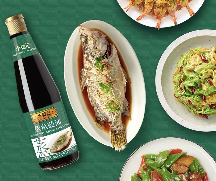 LEE KUM KEE SEASONED SOY SAUCE FOR SEAFOOD 410ML HONG KONG INGREDIENT COOKING SOY SAUCE FISH SOY