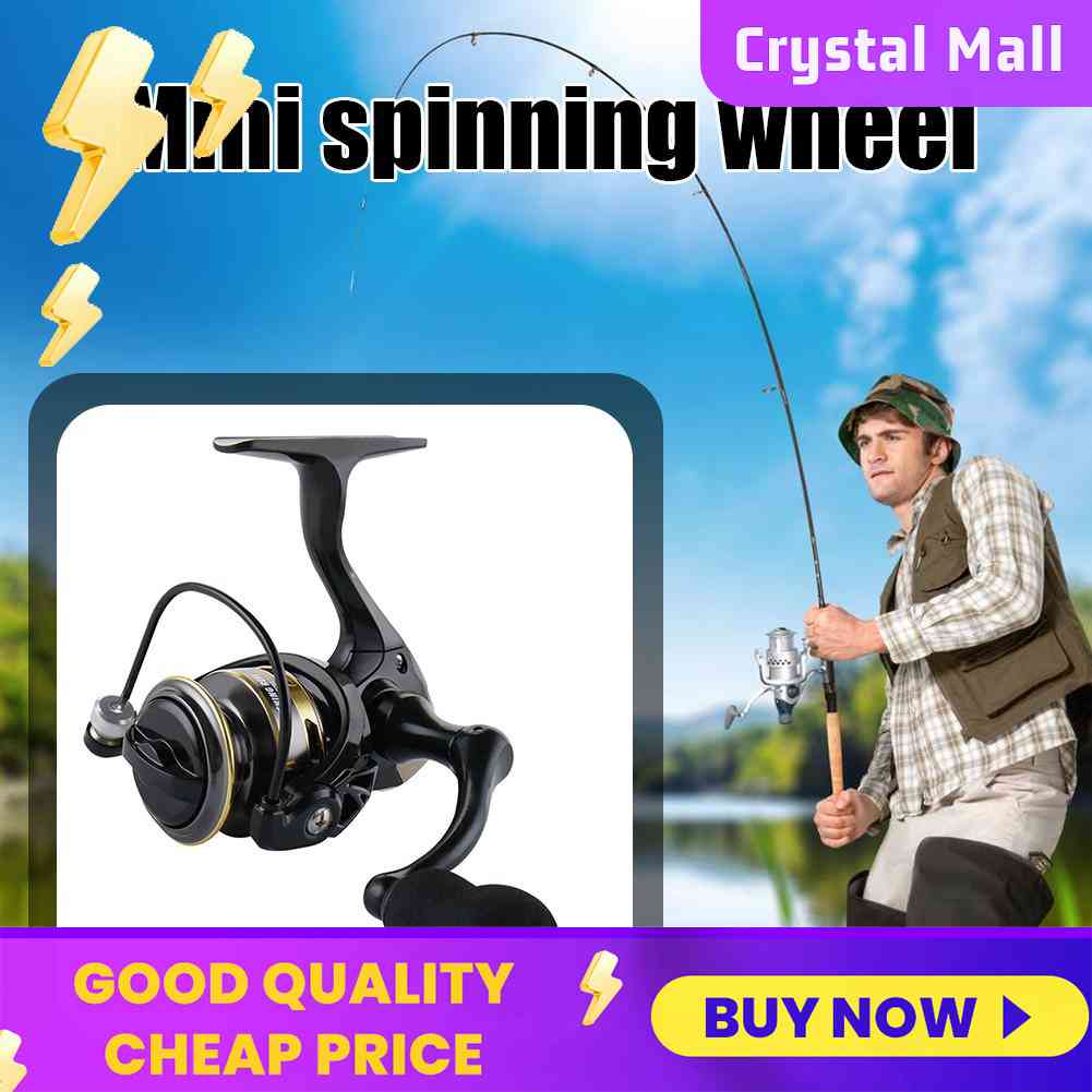 Mini Spinning Fishing Reel 5.2/1 Speed Ratio 13 BBs Metal Spool