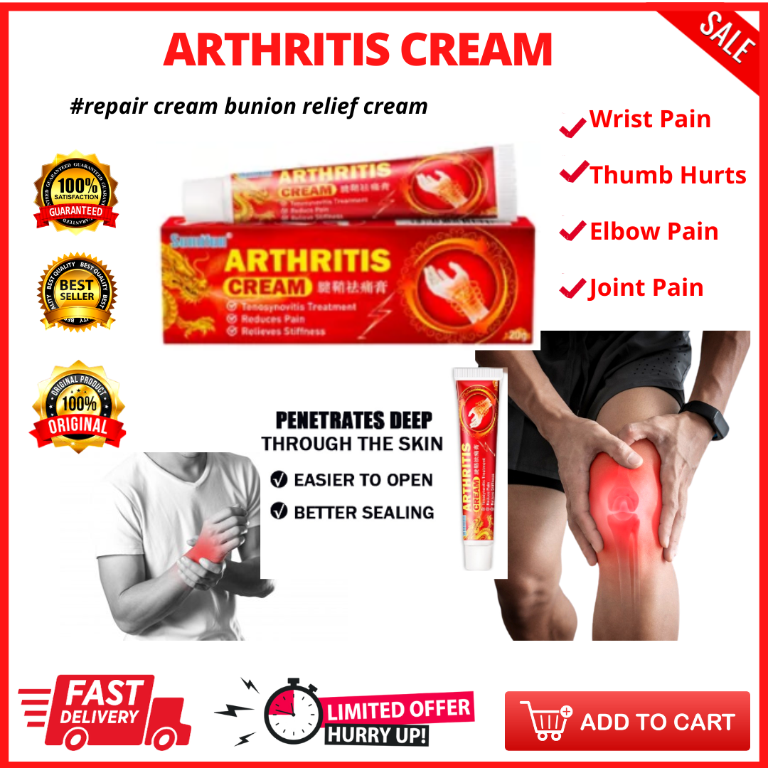 ️ ️ ️[FLASH SALE] ️100% Authentic Arthritis Cream Joint Pain Reliever ...