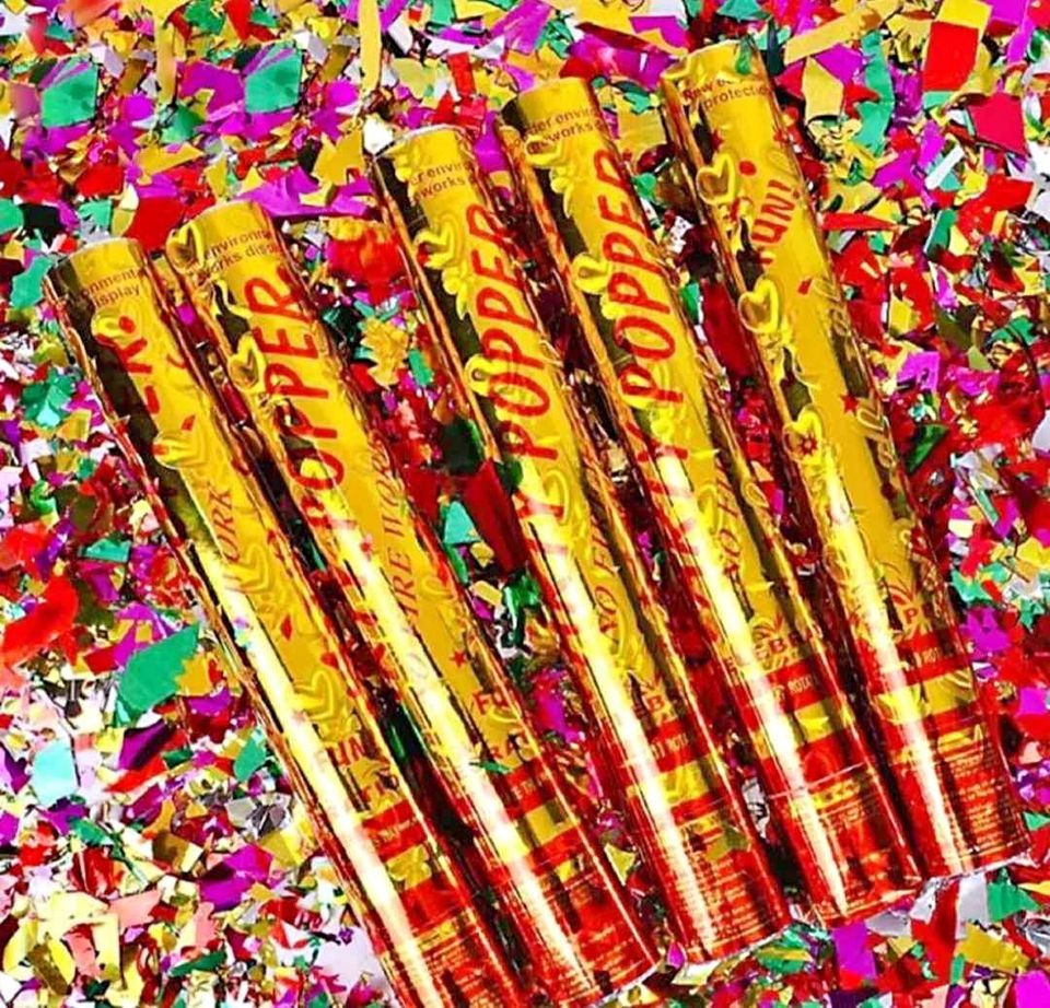 Party Popper 30 cm Birthday Party Needs Poppers Party Decorations ...