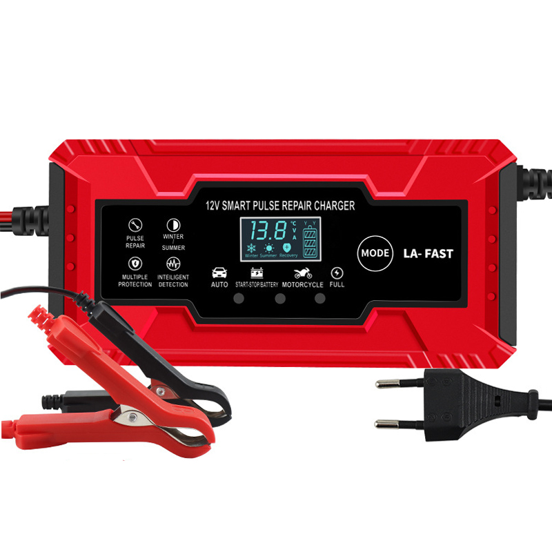 12V 6A Fully Automatic Car Battery Charger Smart Fast Charging Pulse