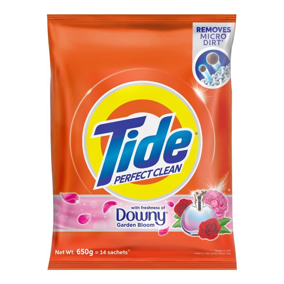 Tide Perfect Clean Laundry Powder Detergent Garden Bloom 650g Lazada PH