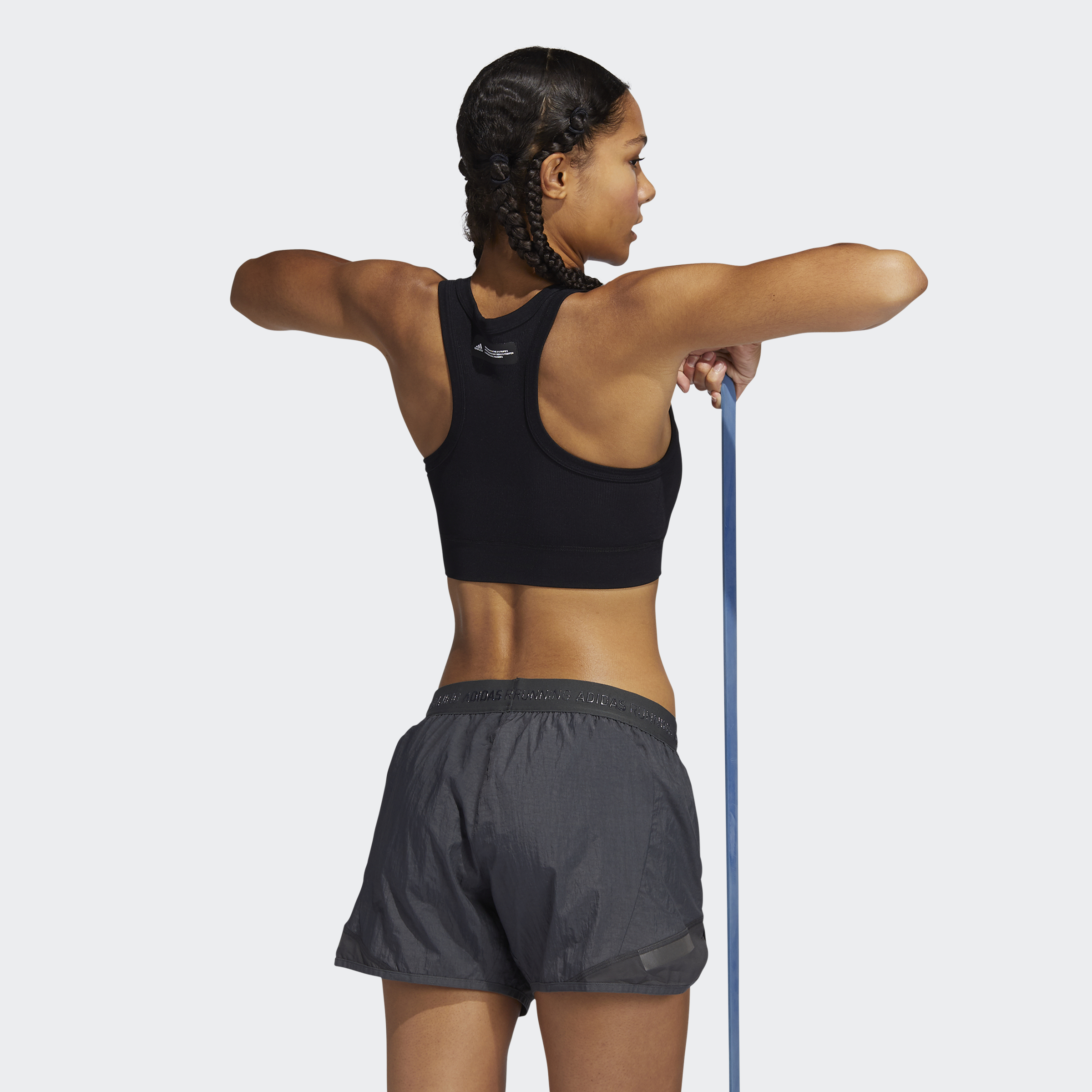 adidas Tập luyện Áo Bra Studio Nữ Đen GL1013