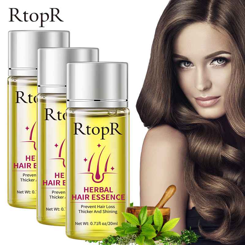 RtopR 3PCS Herbal Hair Growth Anti Hair Loss Liquid Promote Thick Fast Hair  Growth Treatment 20ml Essential Oil Health Care Beauty Essence | Lazada PH