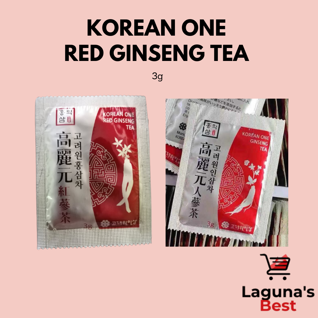 Korean One Red Ginseng Tea and Korean One Ginseng Tea, 3g | Lazada PH