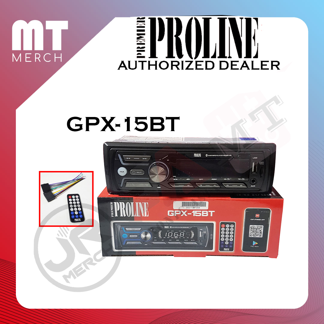 PROLINE GPX15BT Car Stereo Audio Player(AM/FM/USB/MSD/BLUETOOTH