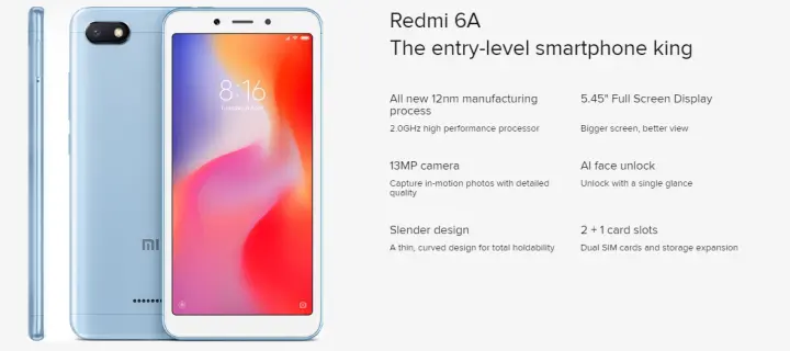 Xiaomi Redmi 6a 2 16gb 2 32gb Original 97 New Global Rom Not China Rom Lazada Ph