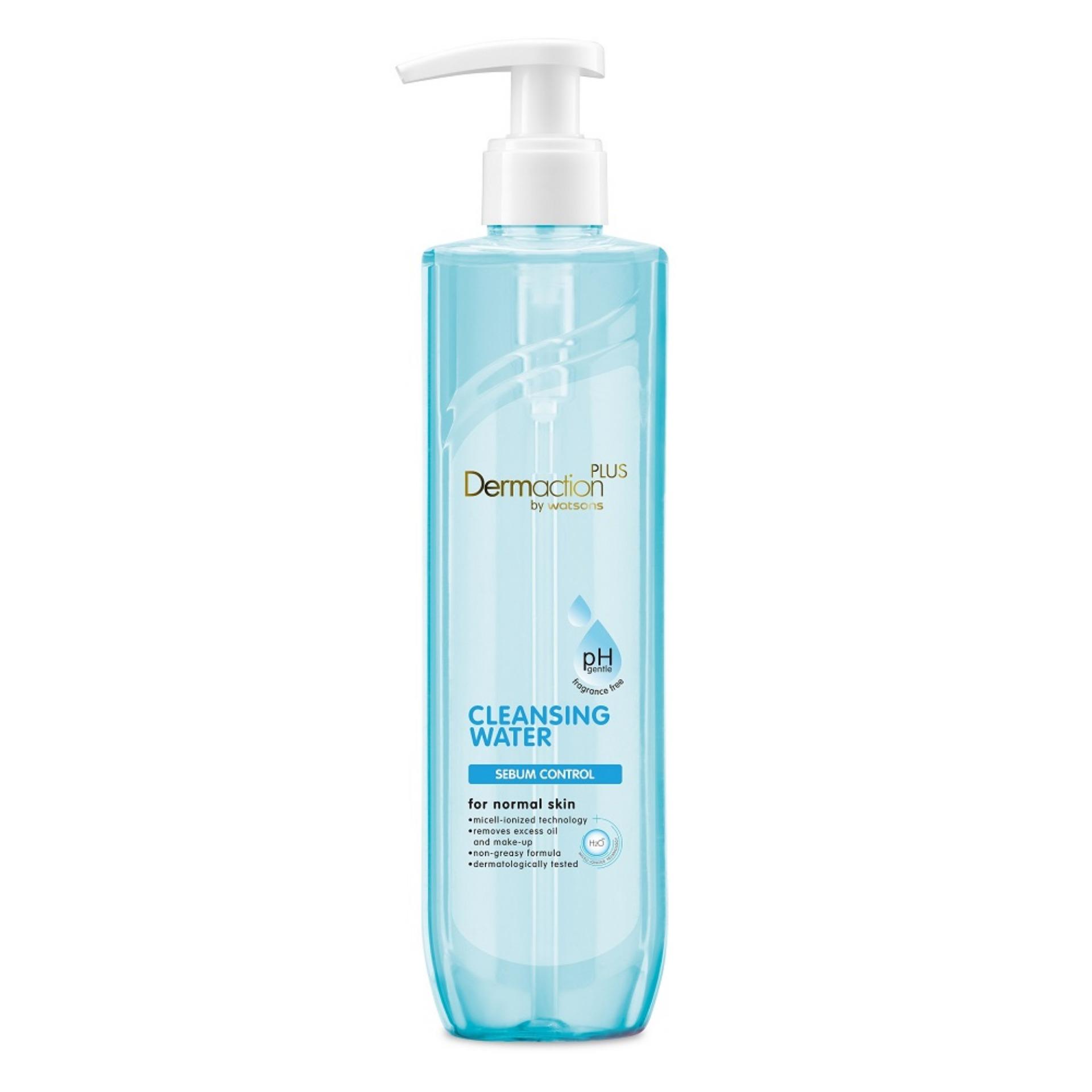 Dermaction Plus By Watsons Sebum Control Cleansing Water 250ml