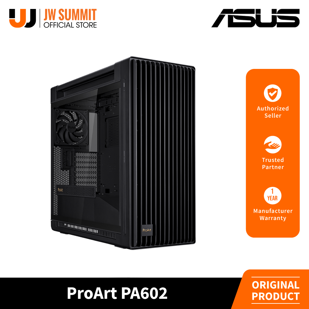 Asus ProArt PA602 420mm Radiator Support Built-in Wheels E-ATX Mid ...