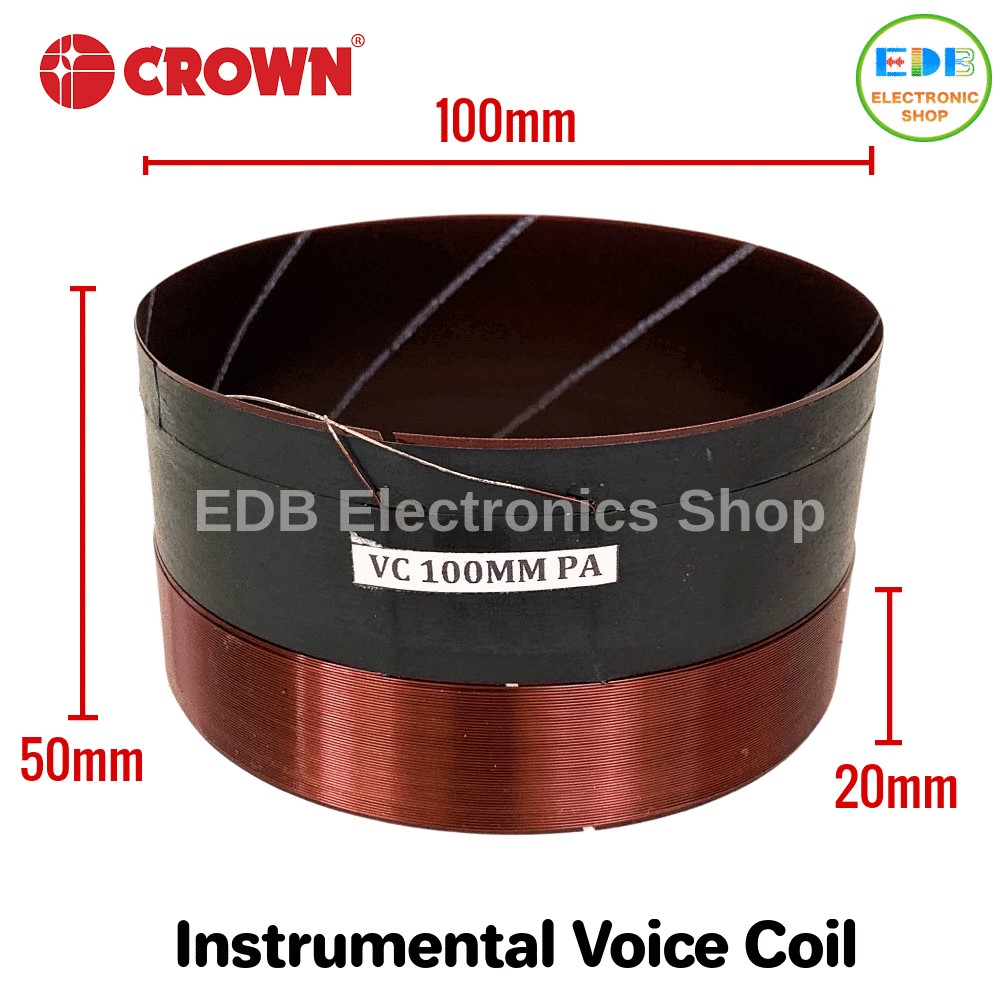 100mm Replacement Speaker coil 100mm Voice coil 100mm width 65mm height ...