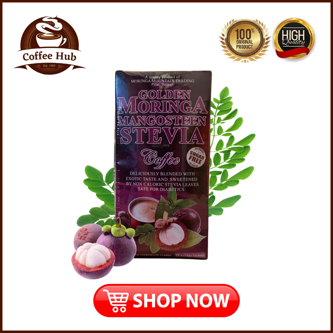 Original Golden Moringa Mangosteen Stevia Coffee (Sugar Free) 12