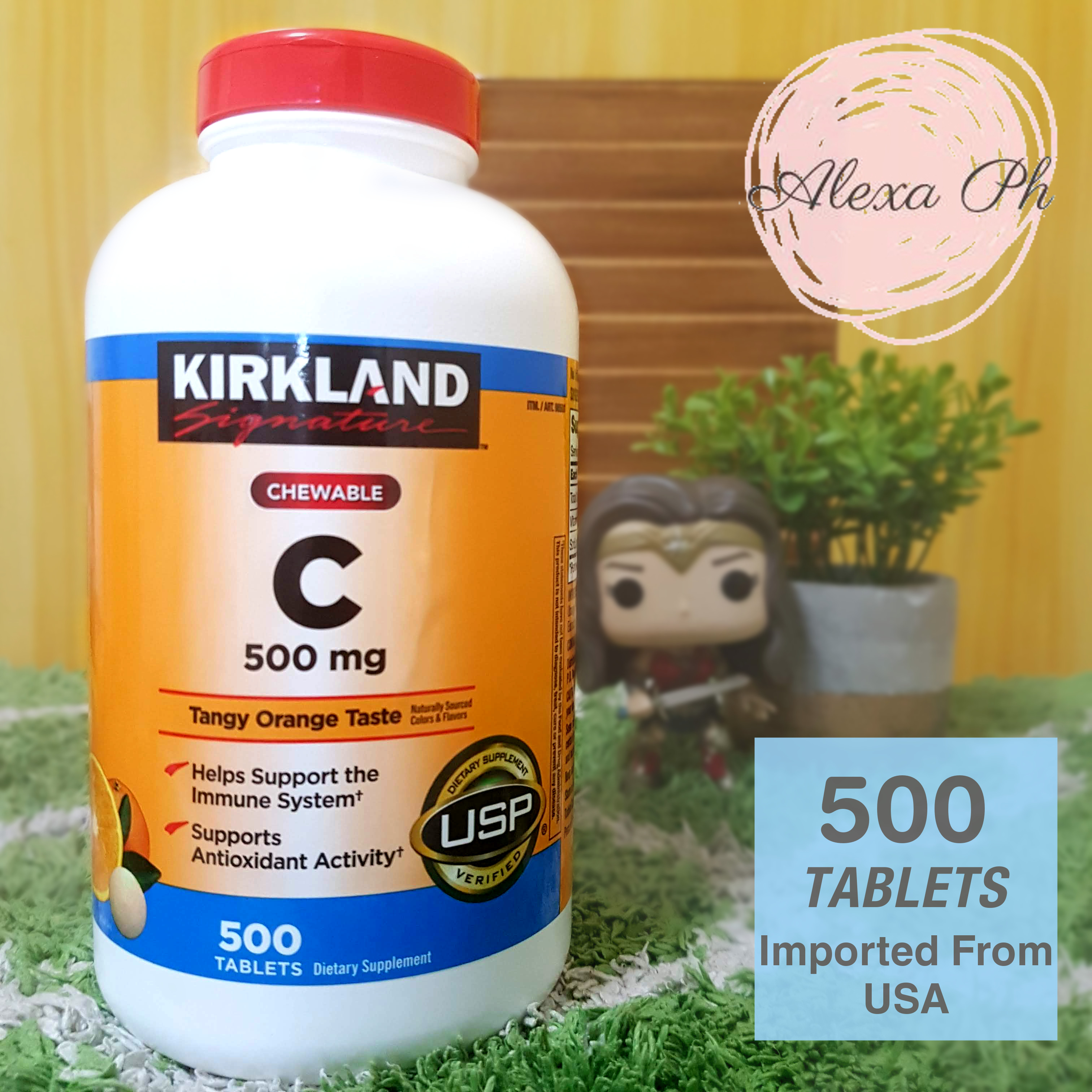 (EXPIRATION JUNE 2025) Kirkland Signature Chewable Vitamin C 500 mg (500 Tablets) Lazada PH