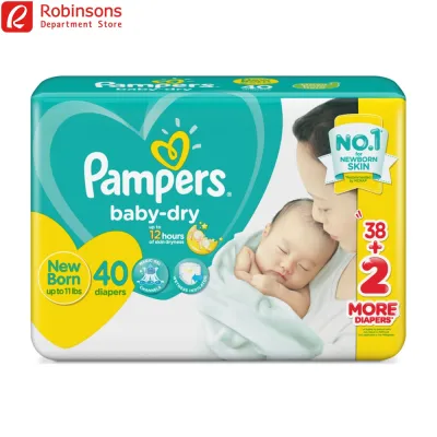 Pampers Baby Dry Taped Value New Born 40s