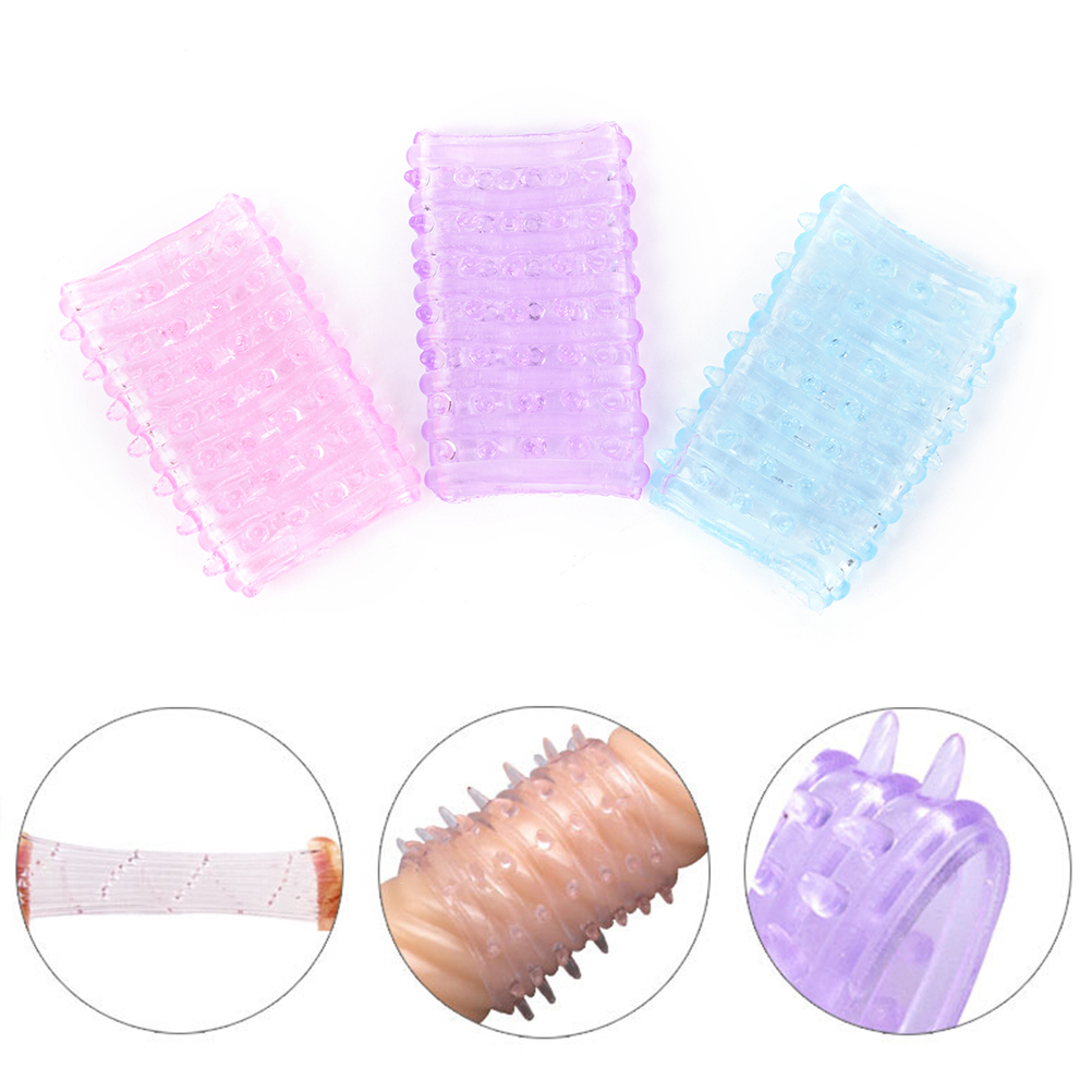Black Silicone Cock Ring Set - Penis Enlargement Ring & Extender For Men