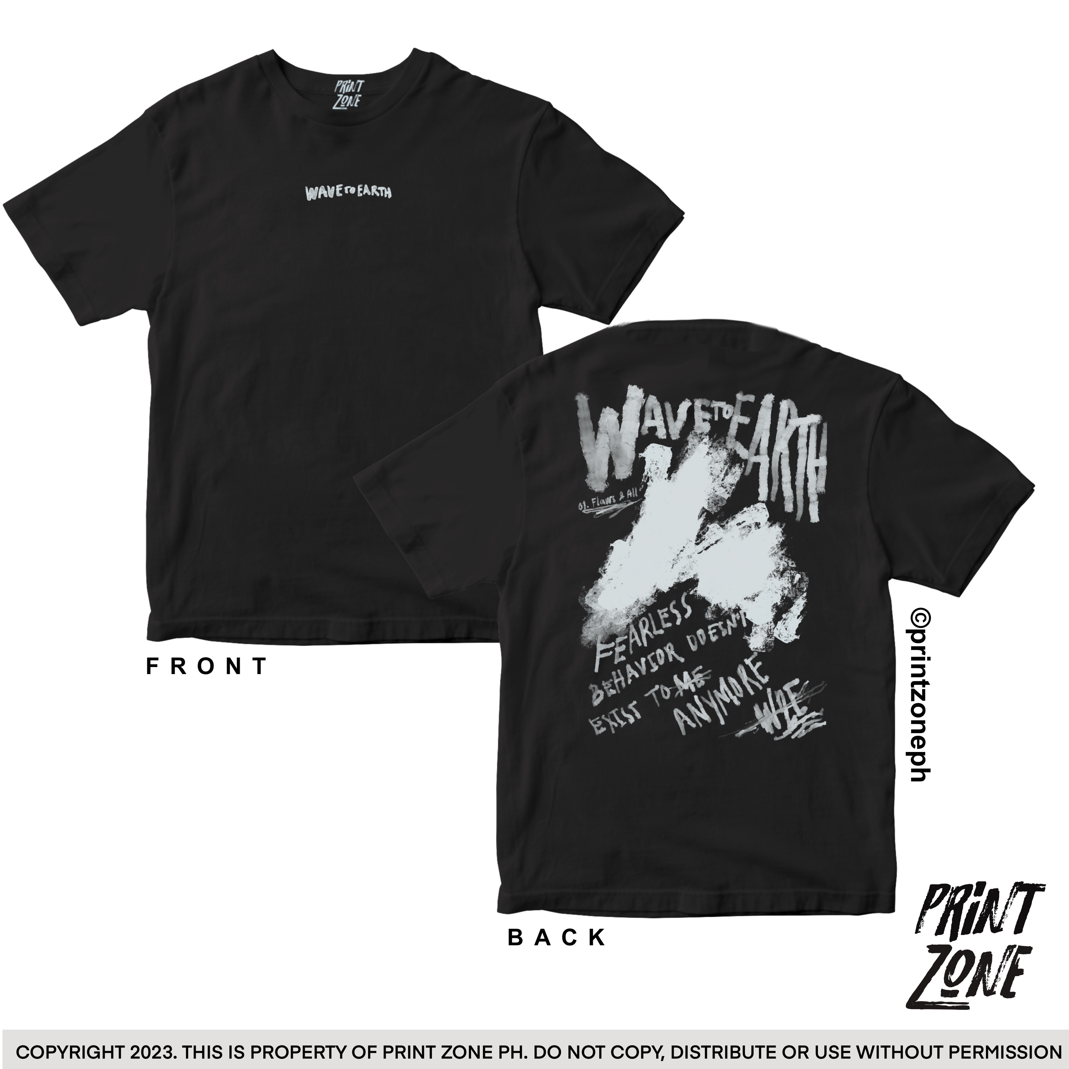 Wave To Earth flaws and all tour Tシャツ L Wave To Earth flaws and all tour Tシャツ L Wave To Earth flaws and all