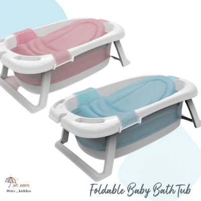 NEW Foldable/ Collapsible Baby Infant Bath Tub with net option