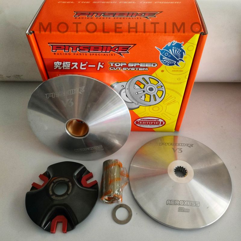 HOT SELL PITSBIKE PULLEY SET AEROX 155 VER. 3 132mm Lazada PH