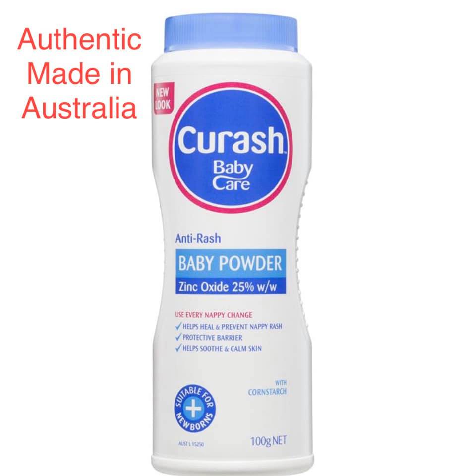Curash Babycare Anti-Rash Baby Powder 100g White Baby Powder For