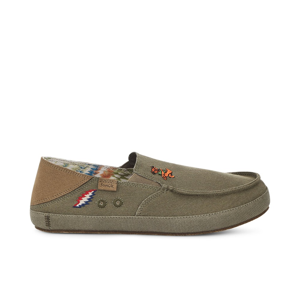 mens sanuk grateful dead