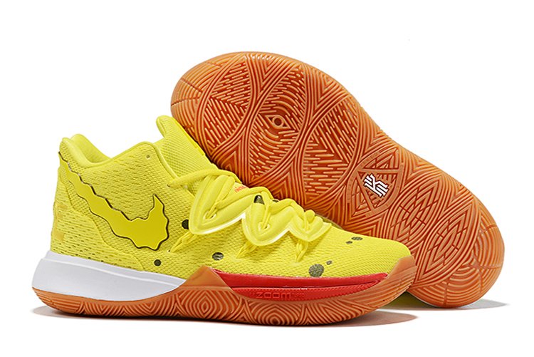 Nike x SpongeBob basket Kyrie 5 style basketball shoes for