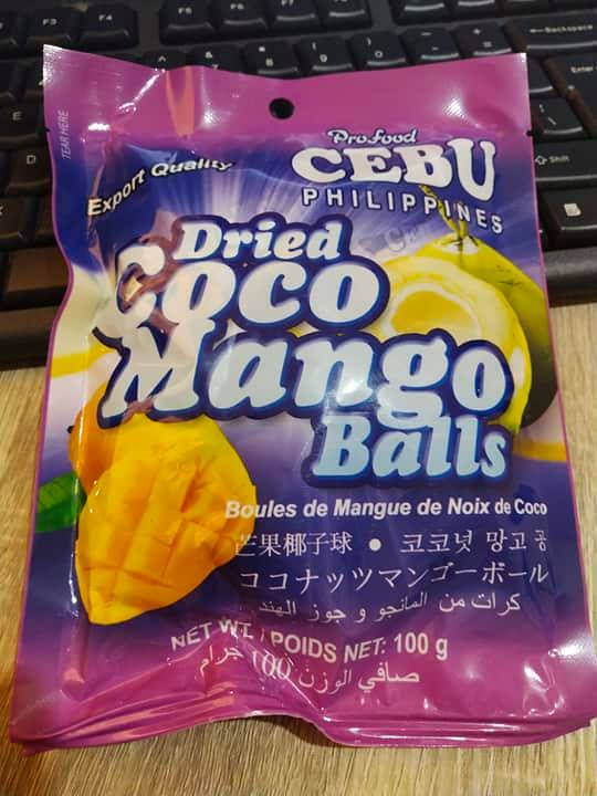 Profoods Cebu Dried Coco Mango Balls (100g)( SET OF 10 PCS) Lazada PH