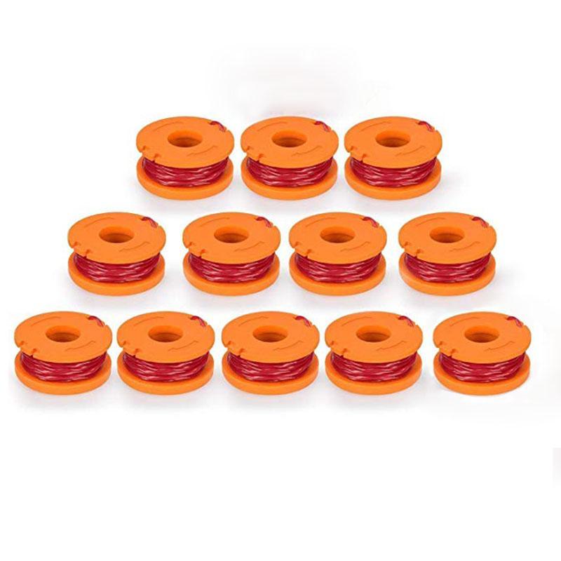 12-Pack Replacement 10-Foot Grass Trimmer/Edger Spool Line , Compatible Model Worx WA0010