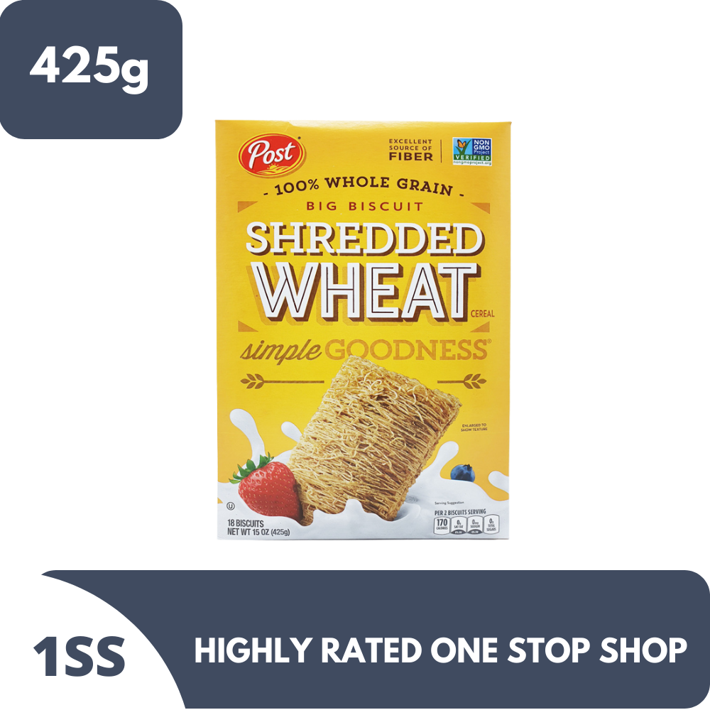 Post 100 Whole Grain Shredded Wheat 425g Lazada PH