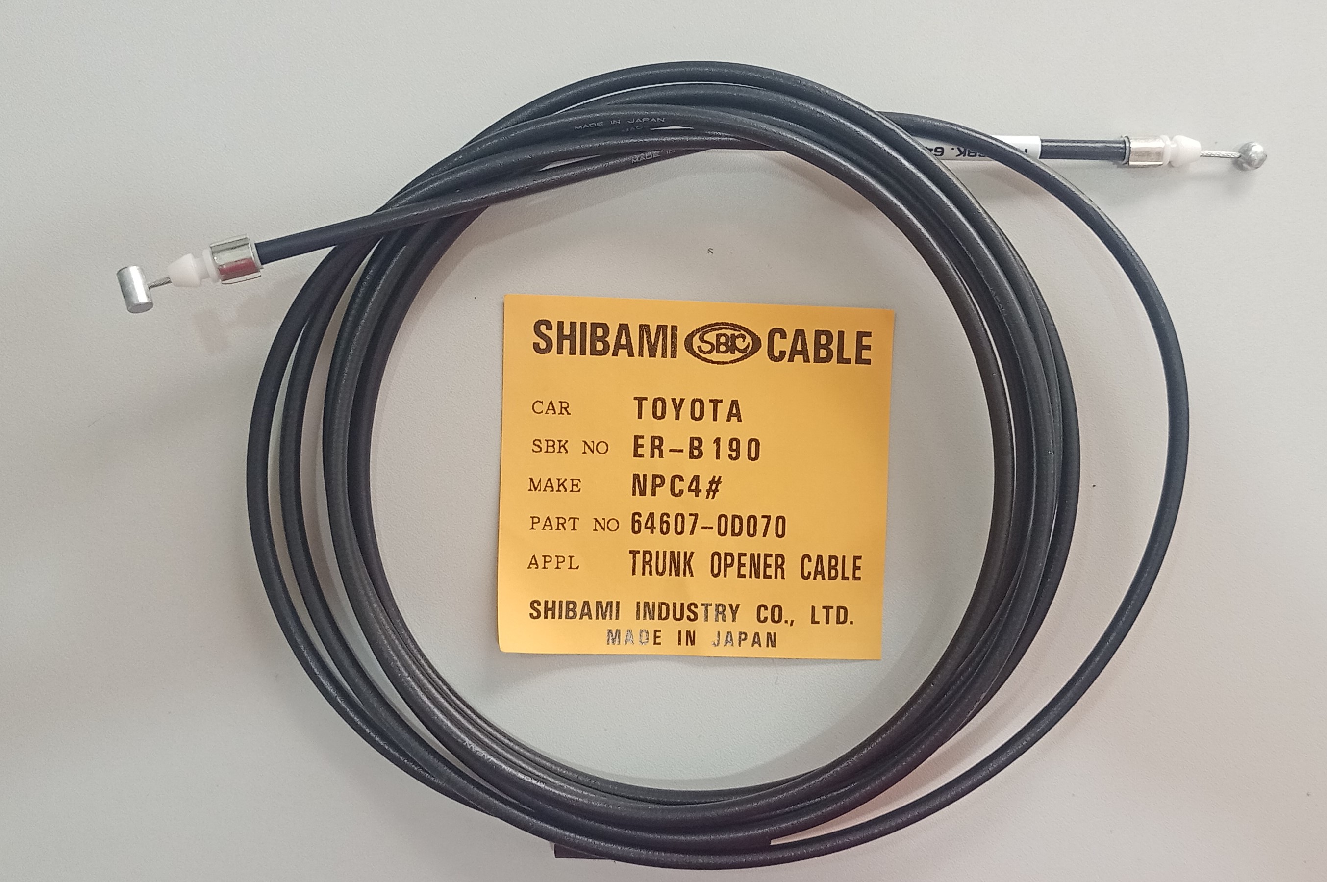 TOYOTA VIOS TRUNK OPENER CABLE FOR 20032007 Lazada PH