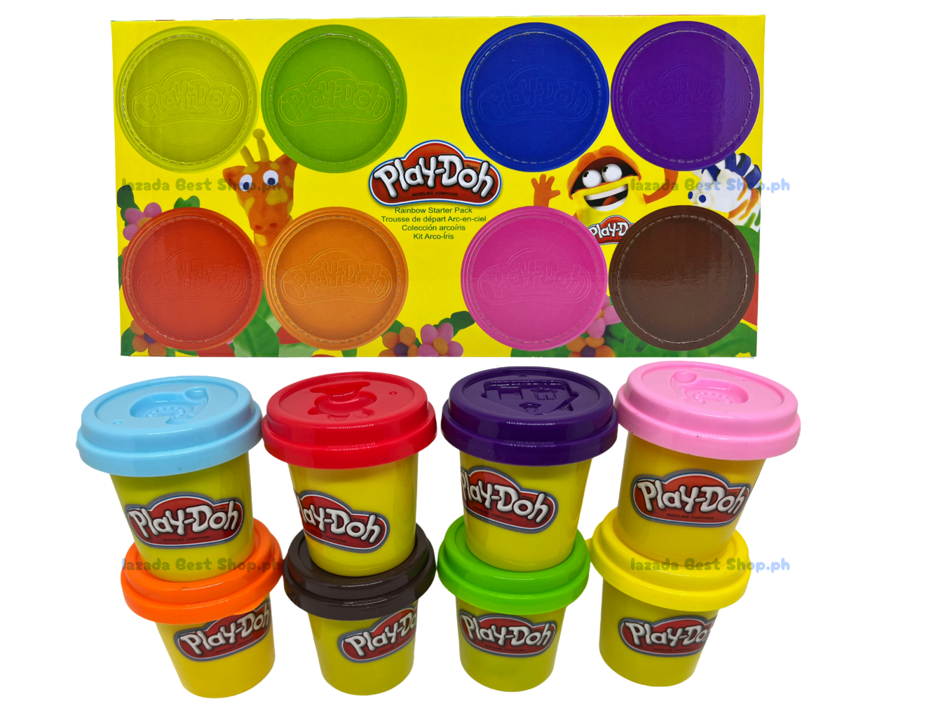 Playdoh 8 Cans Clay Play Set Art and Craft Clay Set Clay Dough Creative