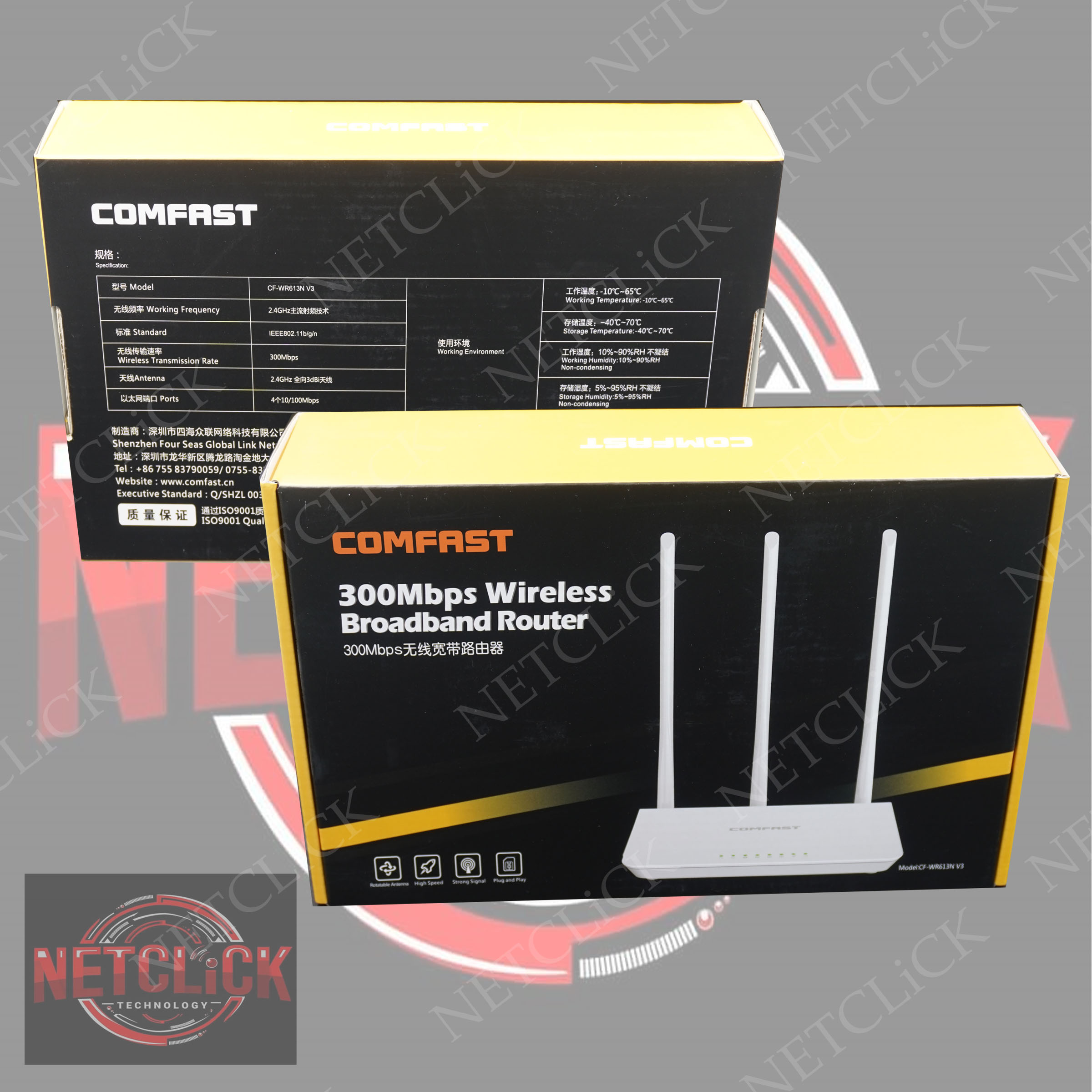 COMFAST 300Mbps Wireless Broadband Router | WR613N V3 | Lazada PH