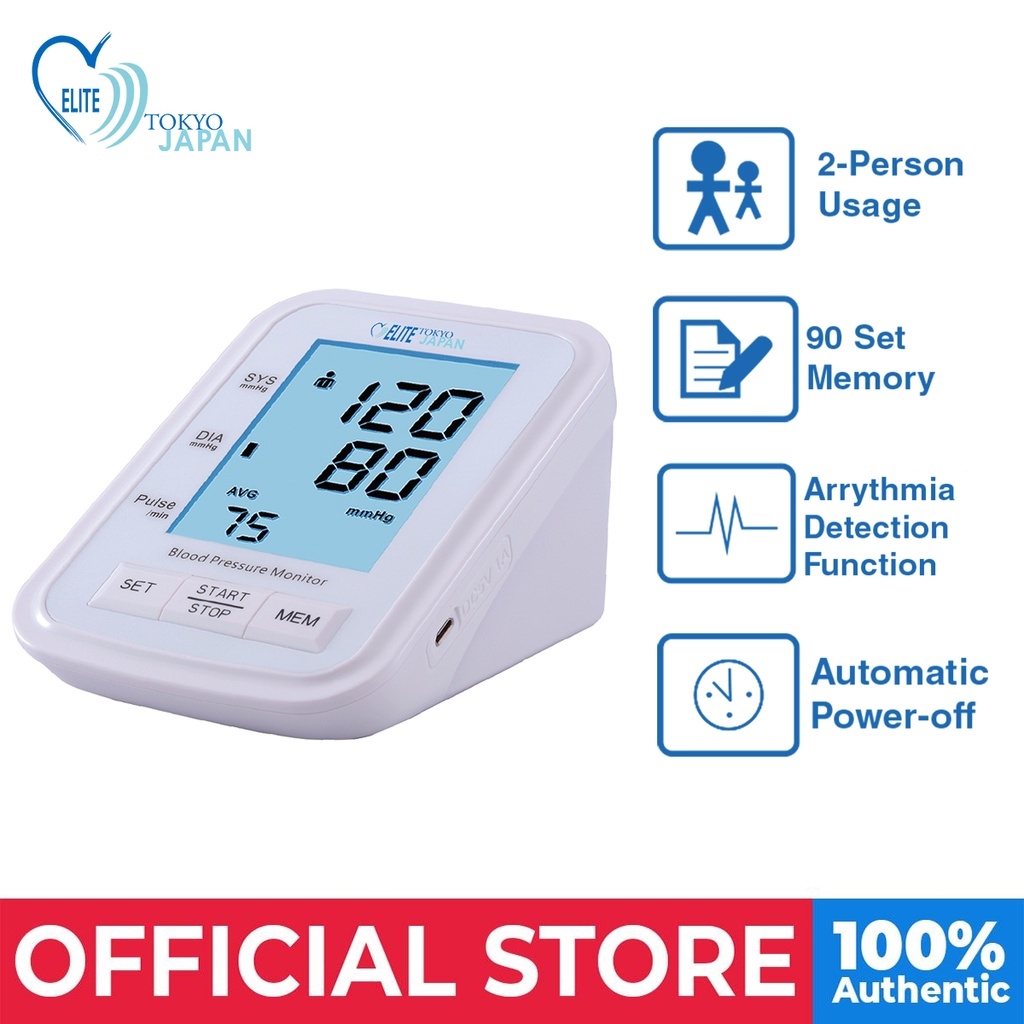 Indoplas Elite Tokyo Japan EBP205 Powered Blood Pressure Monitor