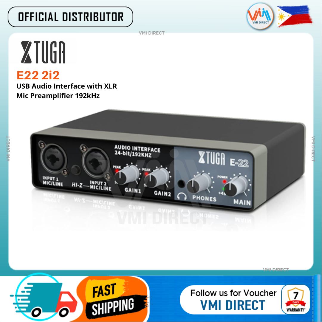XTUGA E22 Stereo Mono USB Recording Sound Card High Audio Resolution