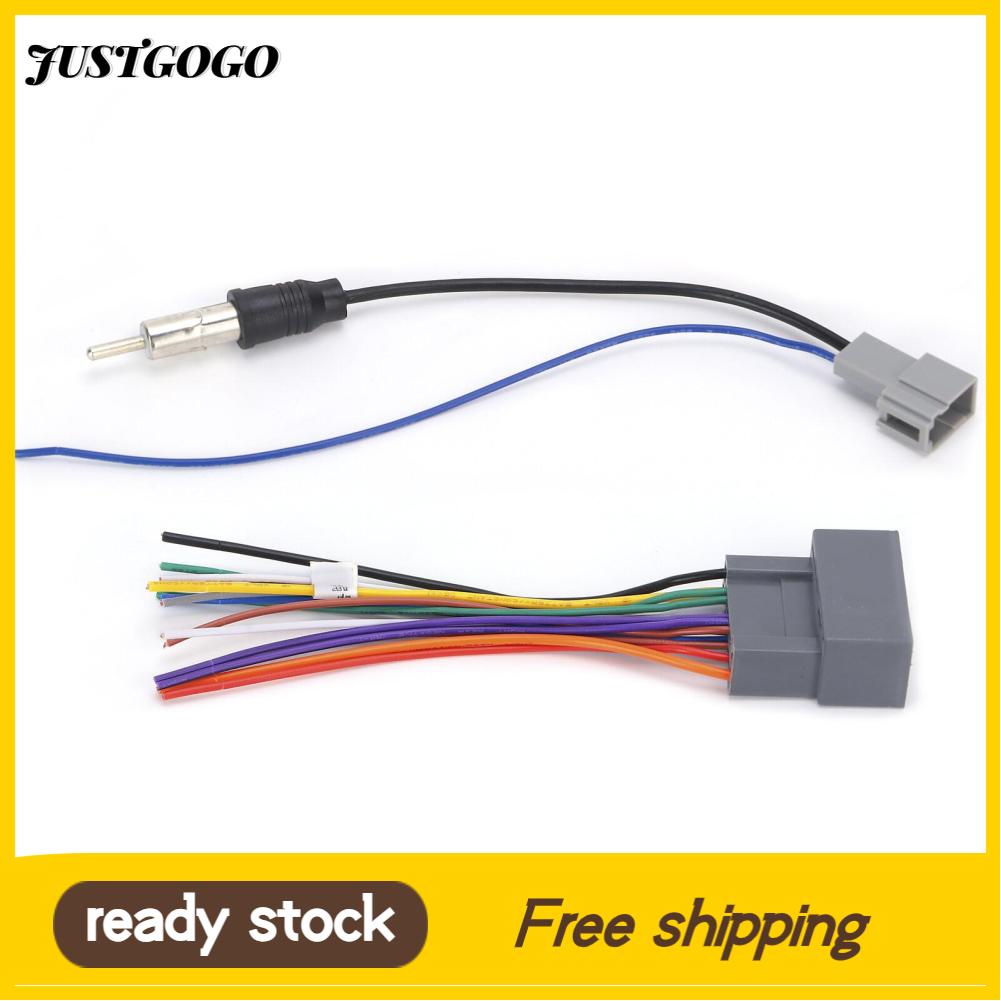 Car Stereo Harness Stereo Radio Wiring Harness + Antenna Adapter