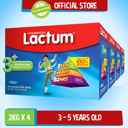 Lactum 3+ Plain Powdered Milk Drink 8kg