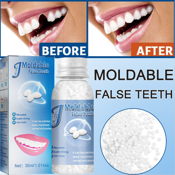 Moldable False Teeth Temporary Tooth Repair Kit For Filling The Missing  Broken +