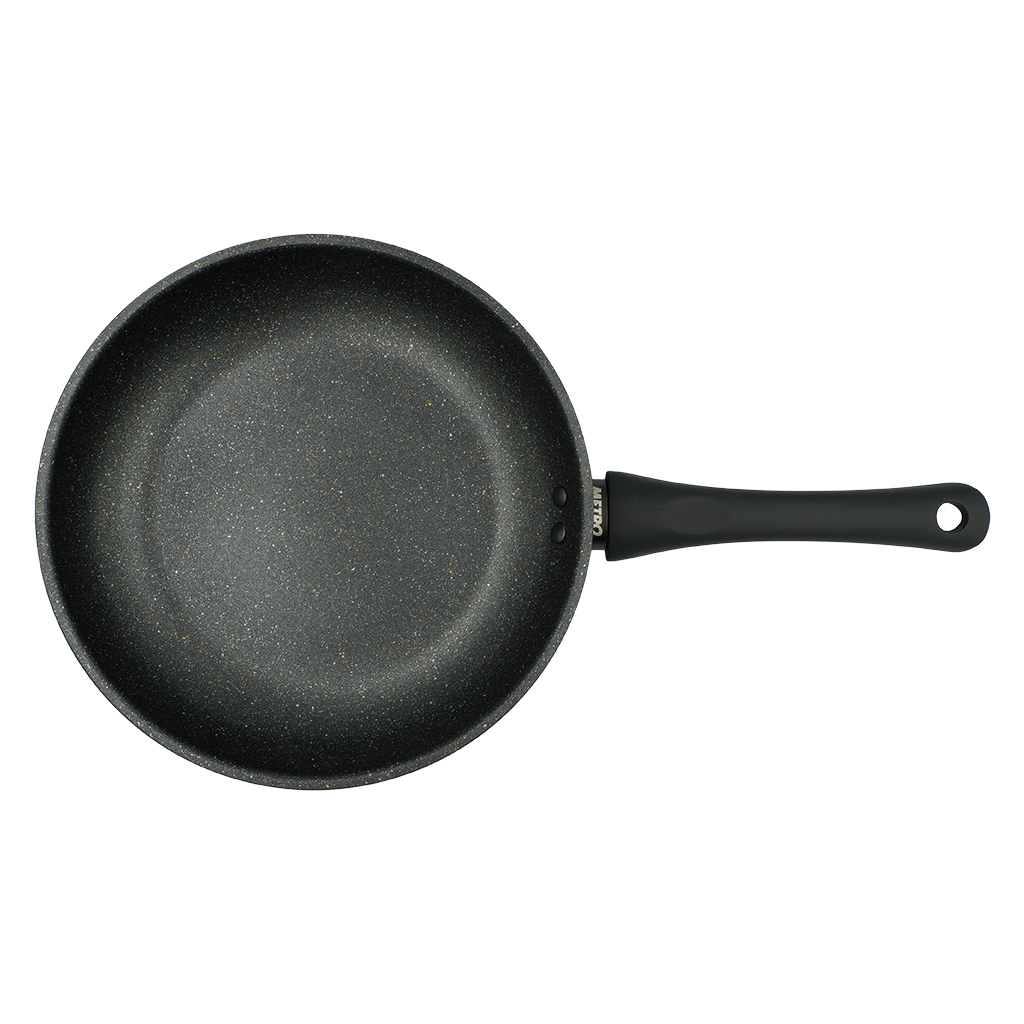 Non-stick pan POSITANO 24 cm, black, aluminium, Ballarini 