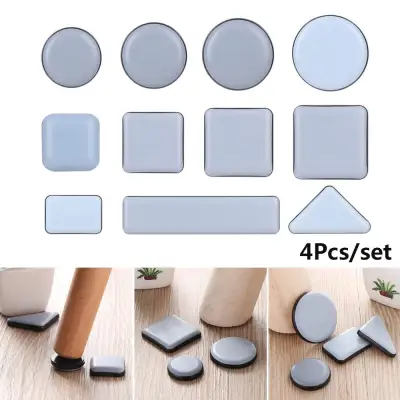 Yijian 4pcs Easy Move Heavy Furniture Table Slider Pad Floor Protector Moving Anti-abrasion Floor Mat