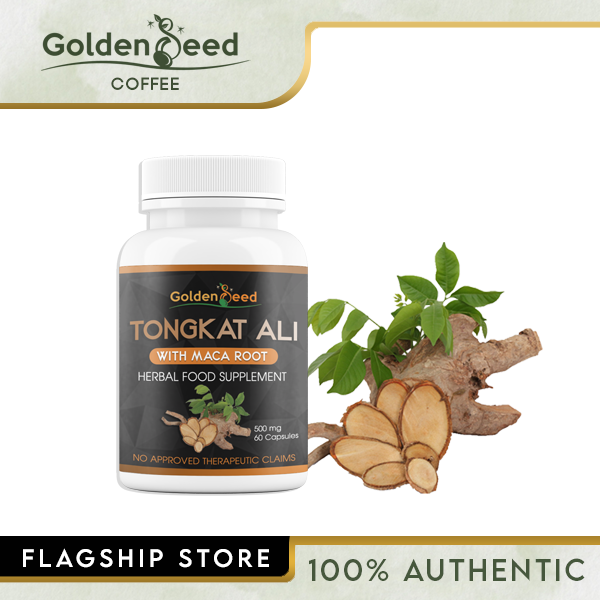 Golden Seed Tongkat Ali with Maca Root Herbal Food Supplement Lazada PH