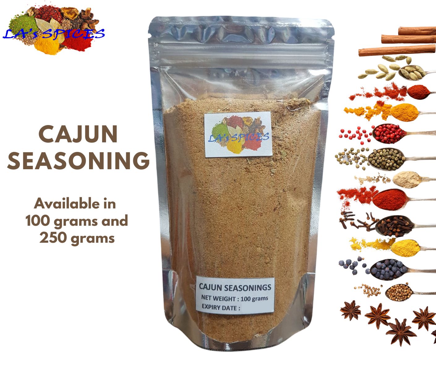 Cajun Seasoning Powder 100 grams, 250 grams and 500 grams Lazada PH