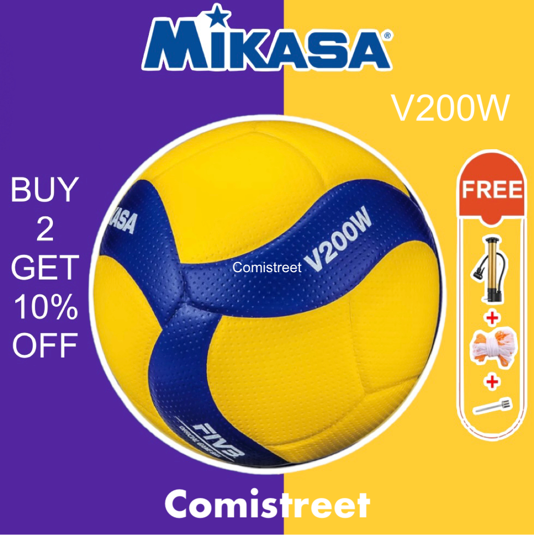 MIKASA V200W V300W V330W Official Volleyball Ball Size 5 Competition