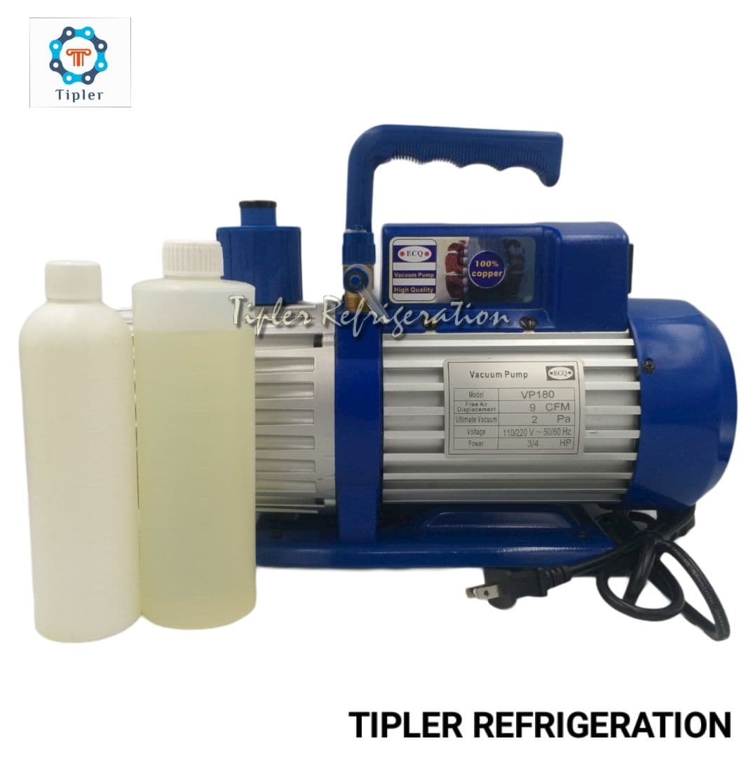 ECQ Professional Vacuum Pump 3/4 HP Single Stage VP180 (9CFM) Lazada PH