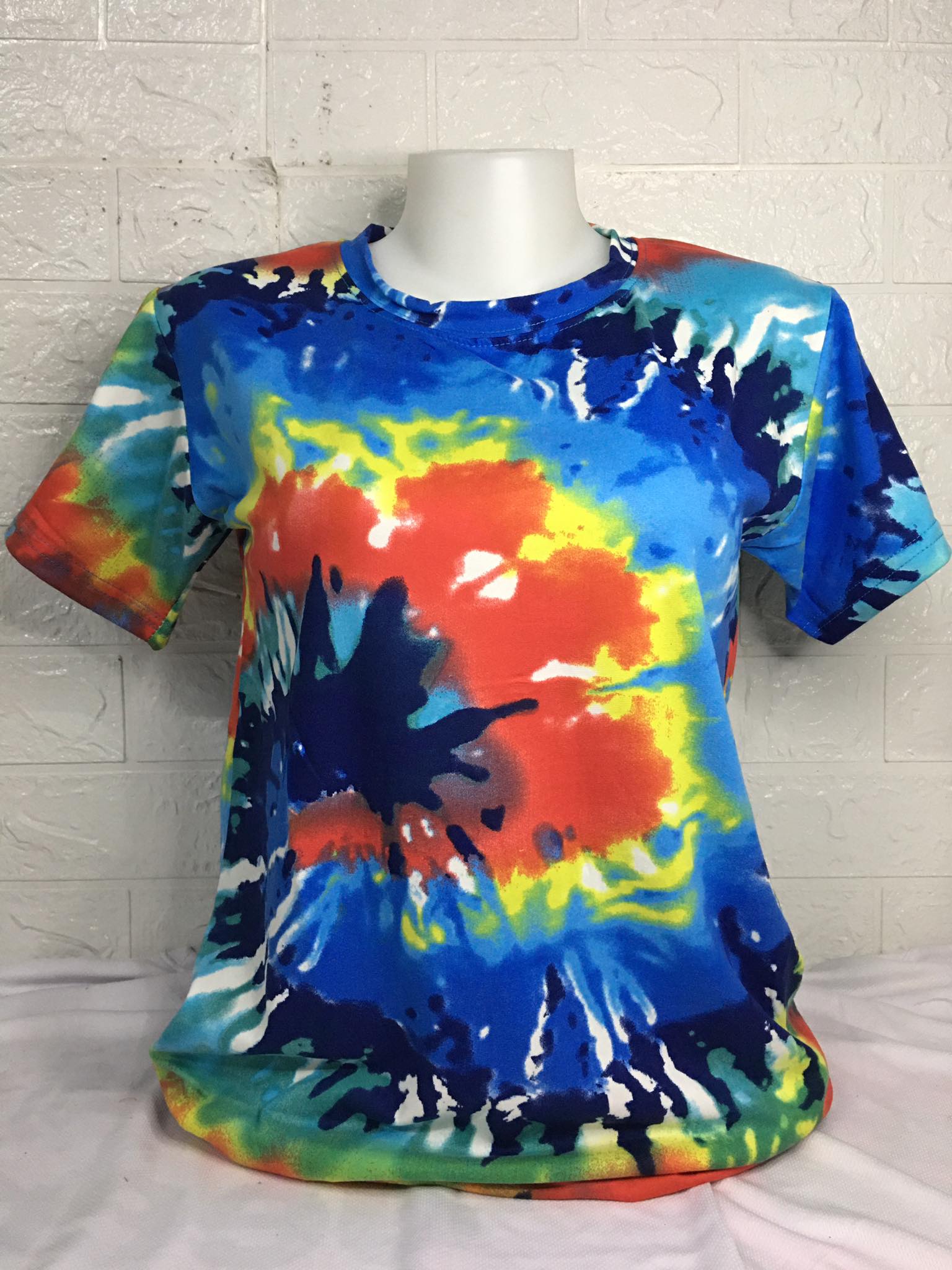 tie dye cotton spandex t shirt fro women Lazada PH