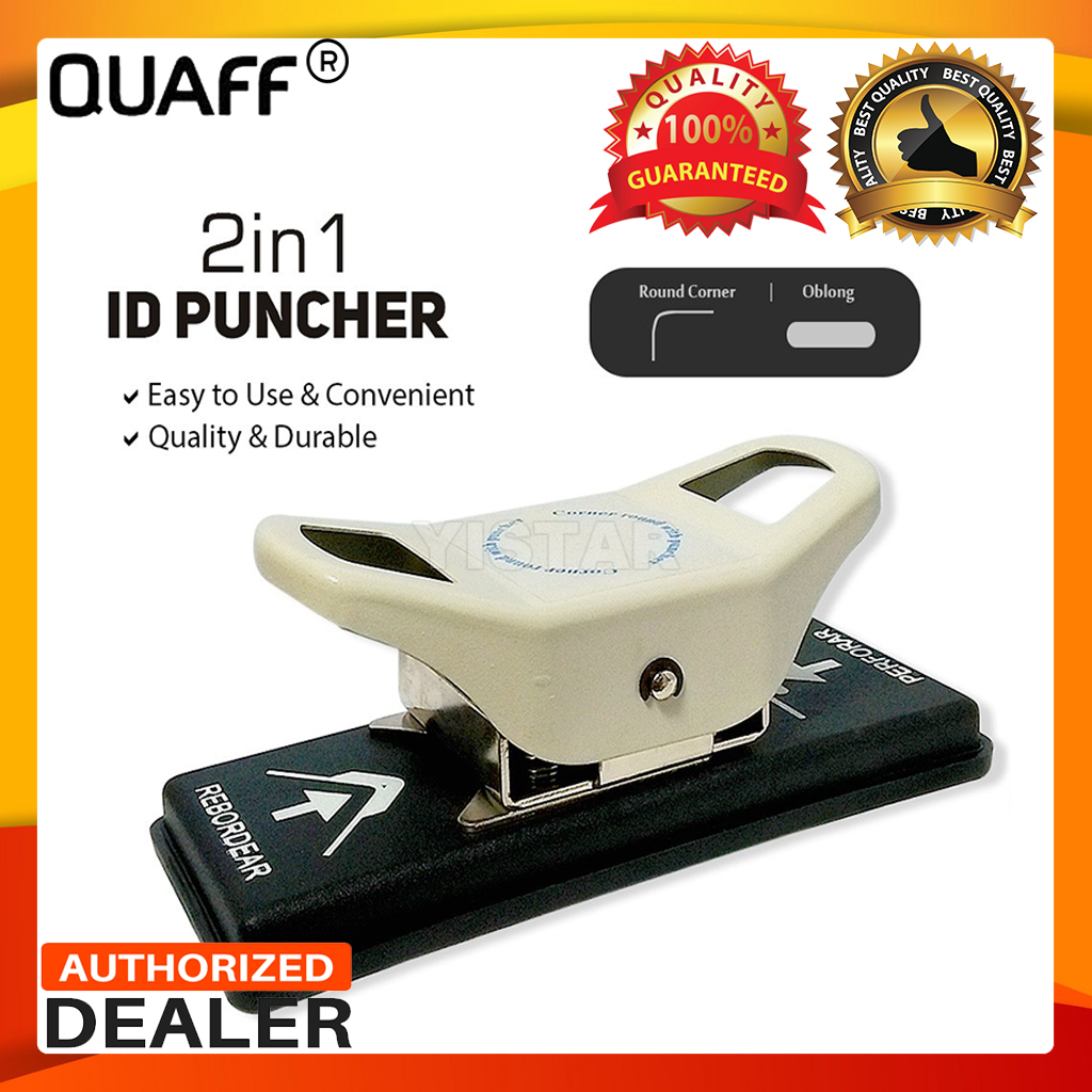 2 in 1 ID Puncher Corner and Oblong Puncher / Round Puncher Heavy Duty Puncher Lazada PH