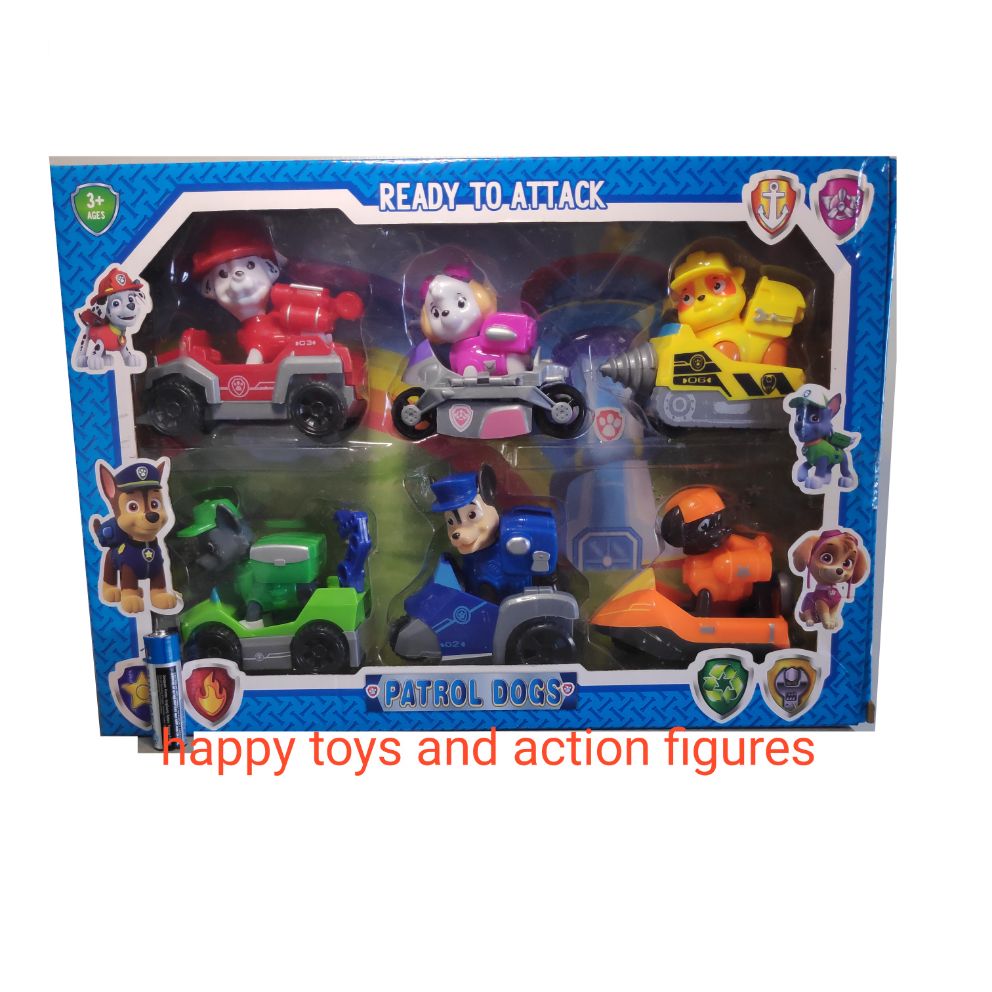 paw patrol racers set