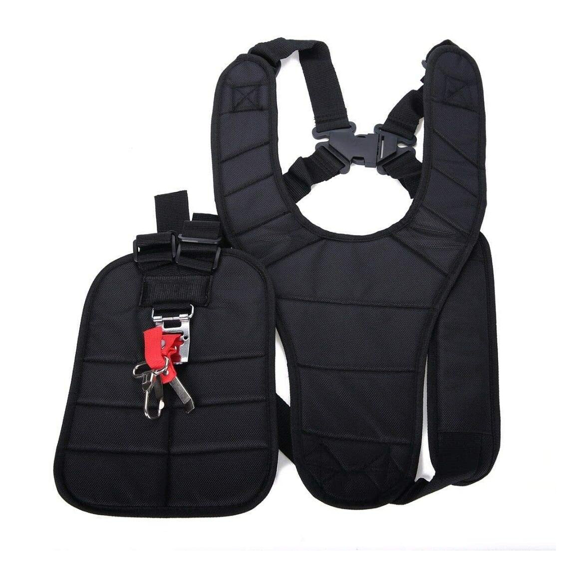 Comfort Double Nylon Belt Shoulder Strap, Black Trimmer Shoulder Strap