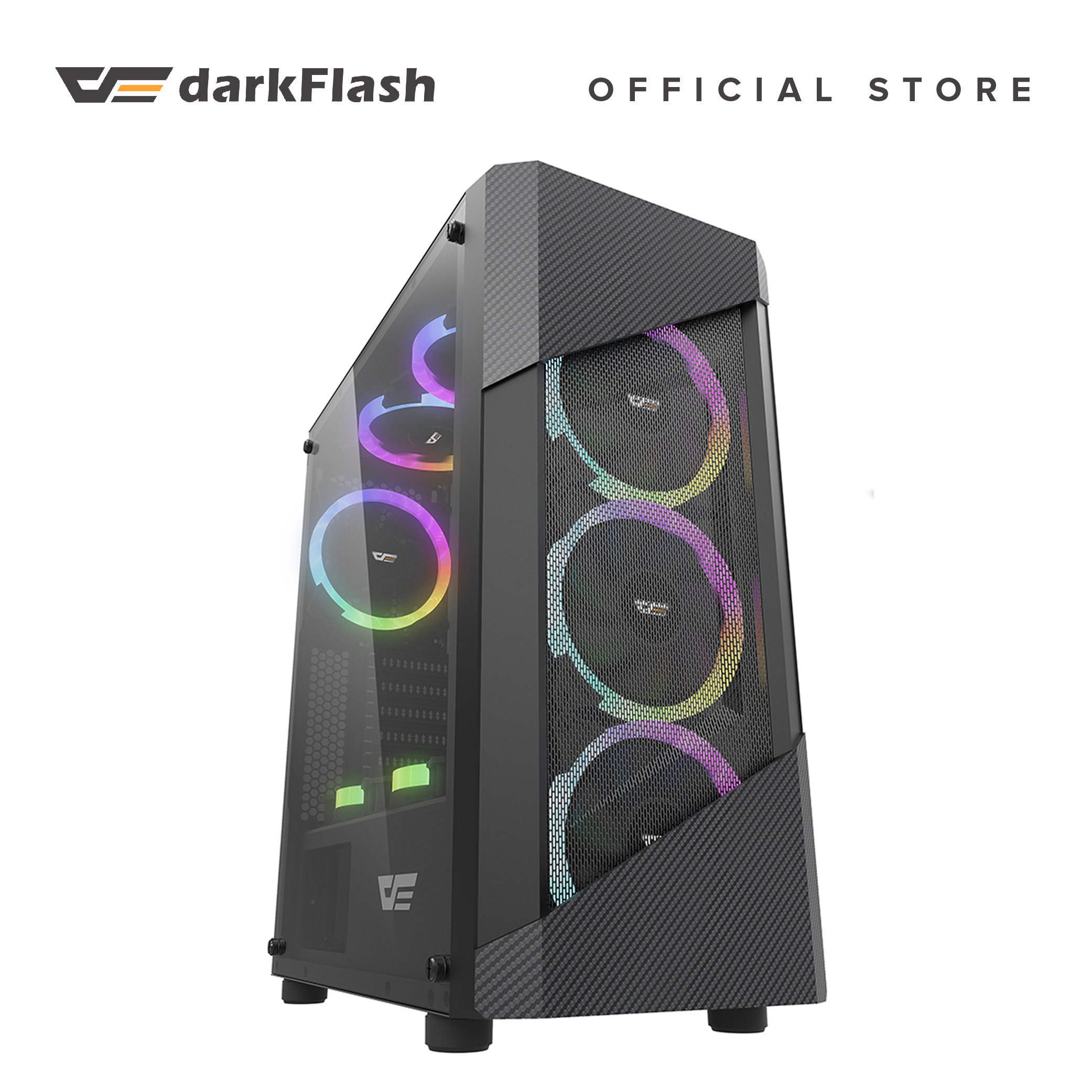 Darkflash. AIGO DARKFLASH Leo ATX Casing. DARKFLASH k1 ATX. DARKFLASH df800 e-ATX Full Tower Case. DARKFLASH Aquarius-Mesh RGB Mid Tower.