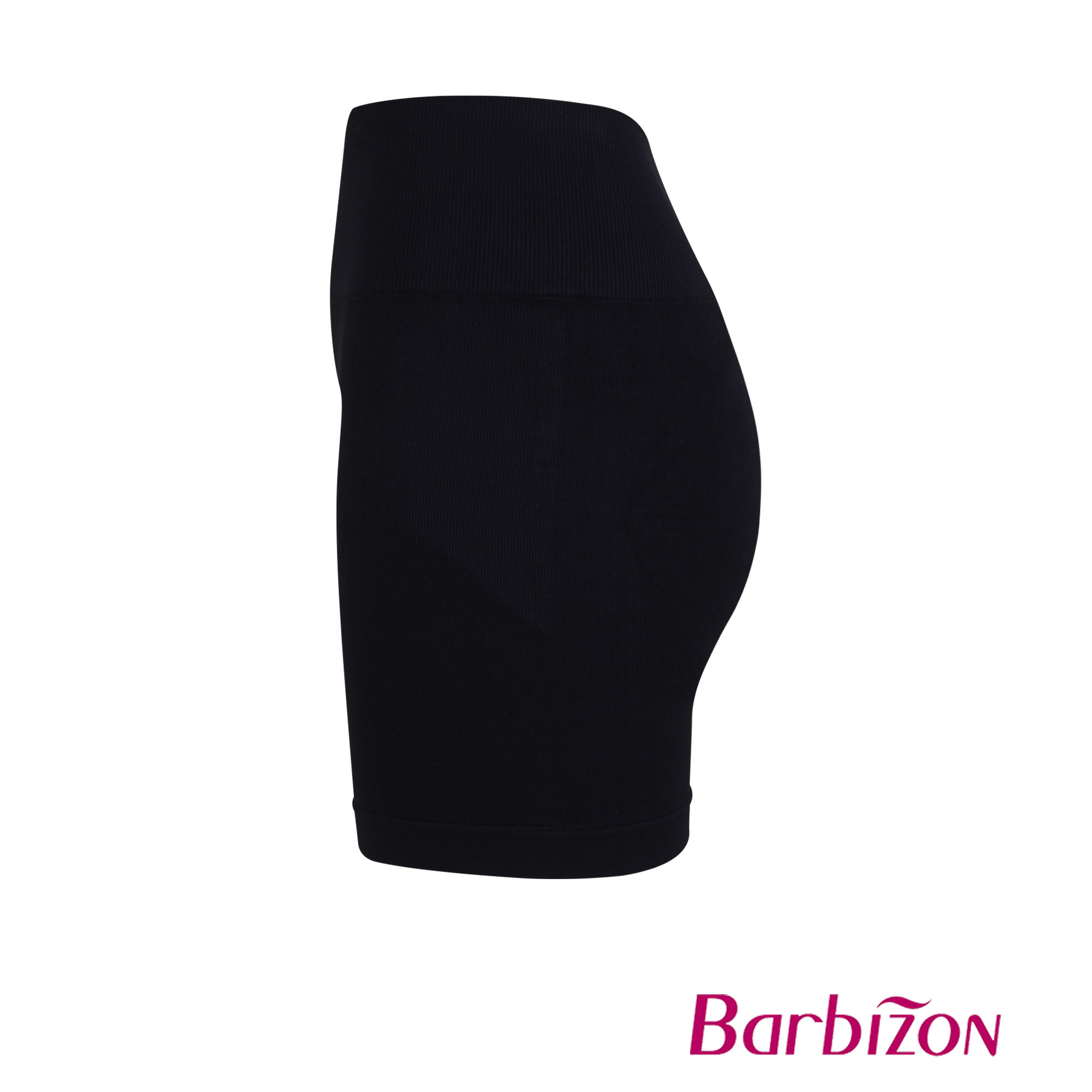 Barbizon Shapewear Black Seamless Thigh Slimmer w/ Maximum